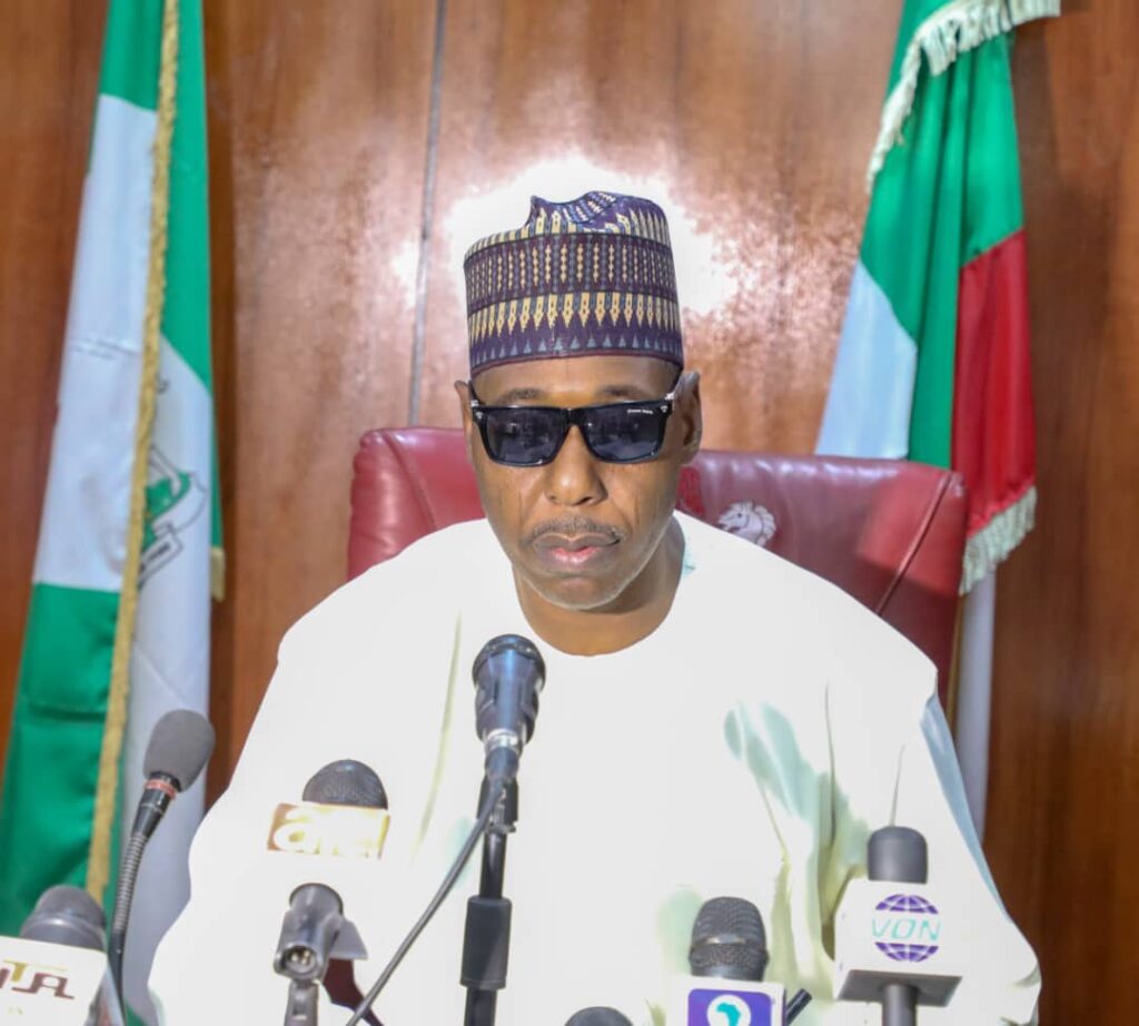 Governor Zulum decries high level of poverty in Borno.