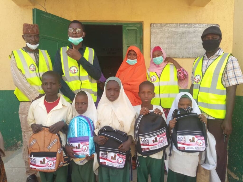 An NGO Donates Learning Materials to Orphans in Katsina