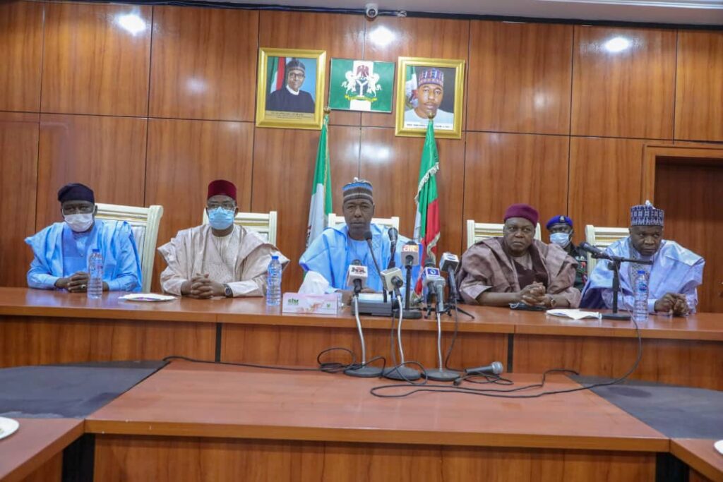 ZABARMARI: Northeast Governors sympathizes with Zulum over killing of innocent farmers